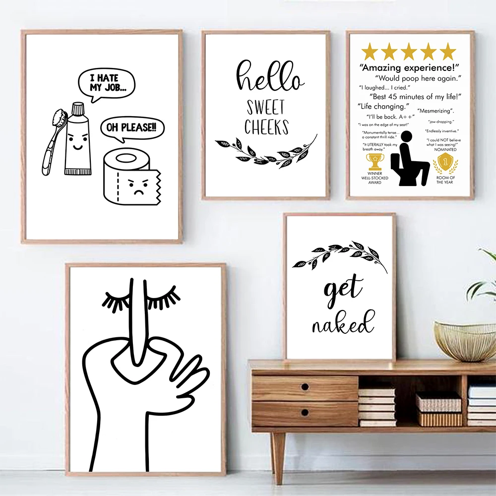 Home Bathroom Rules - Toaleta humor nieprzyjemny zapach urocza linia
