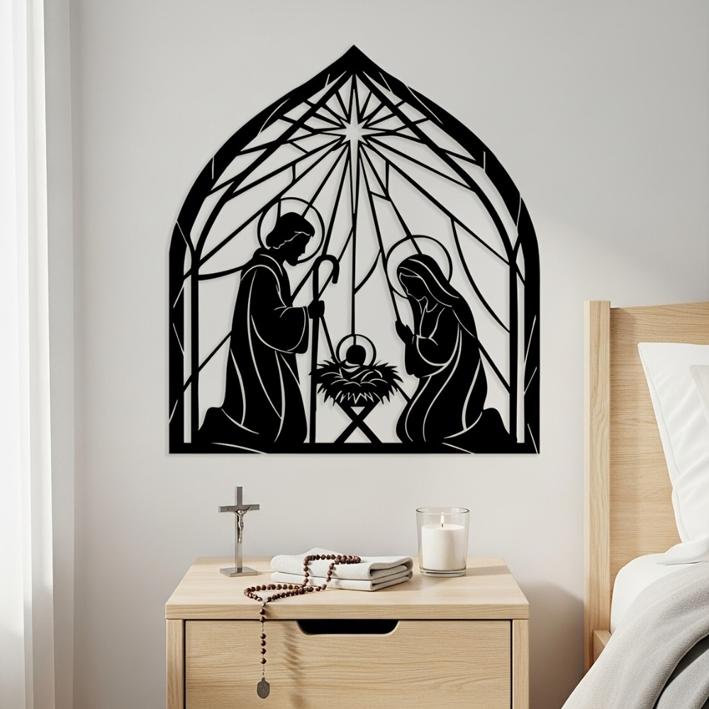 Home & Bathroom Building Products Pte Ltd Reviews - CIFBUY Religijna Metalowa Dekoracja Ścienna z