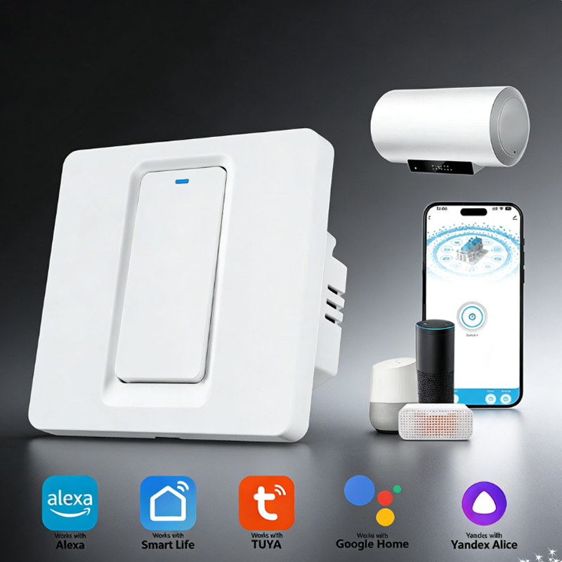 Home Bathroom Water Heater - Inteligentny przełącznik podgrzewacza wody/Wifi i Bluetooth,