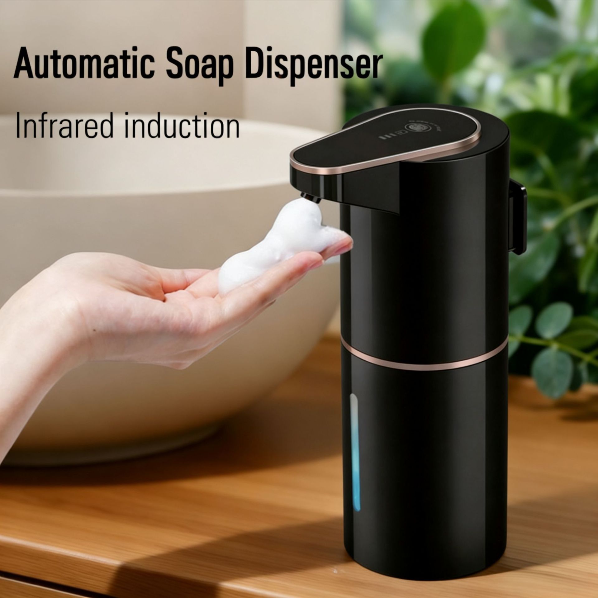 Home Bathroom Wall Soap Dispenser - Elektryczny dozownik mydła Automatyczny indukcyjny dozownik