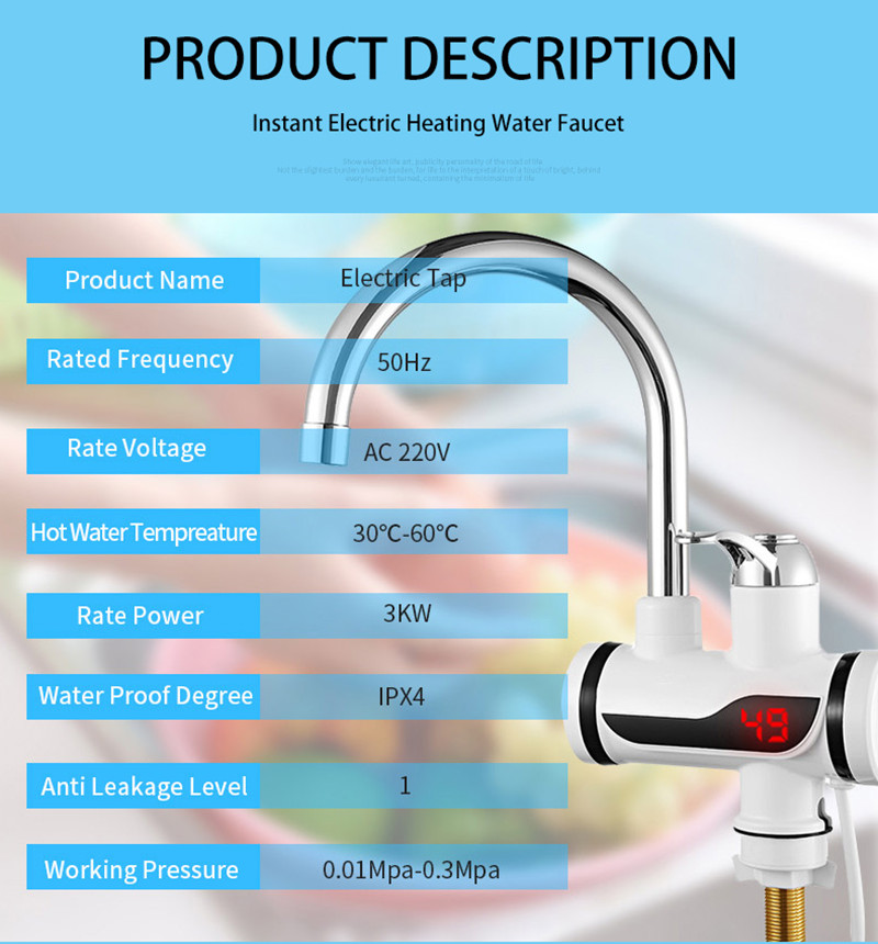 3000W wtyczka EU natychmiastow – Home Bathroom Water Heater recenzja i cena