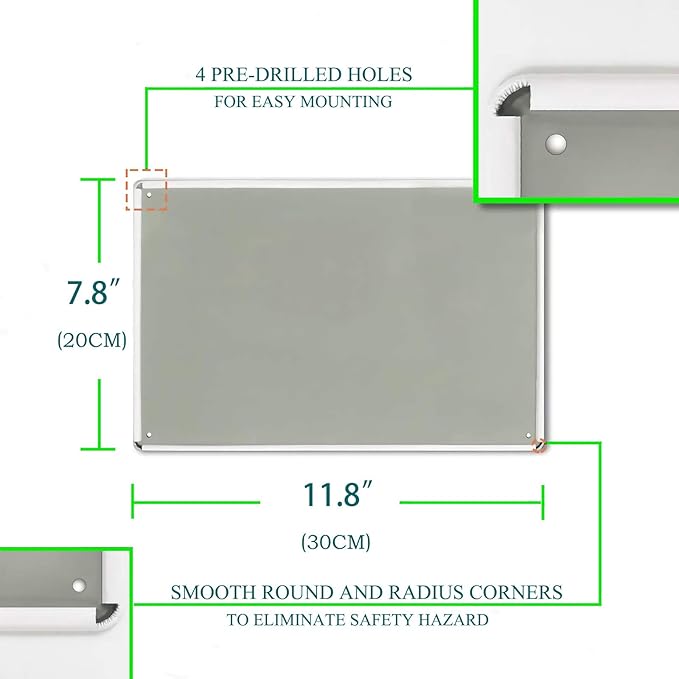 Metalowy szyld z regulami toal – Home Bathroom Rules recenzja i cena