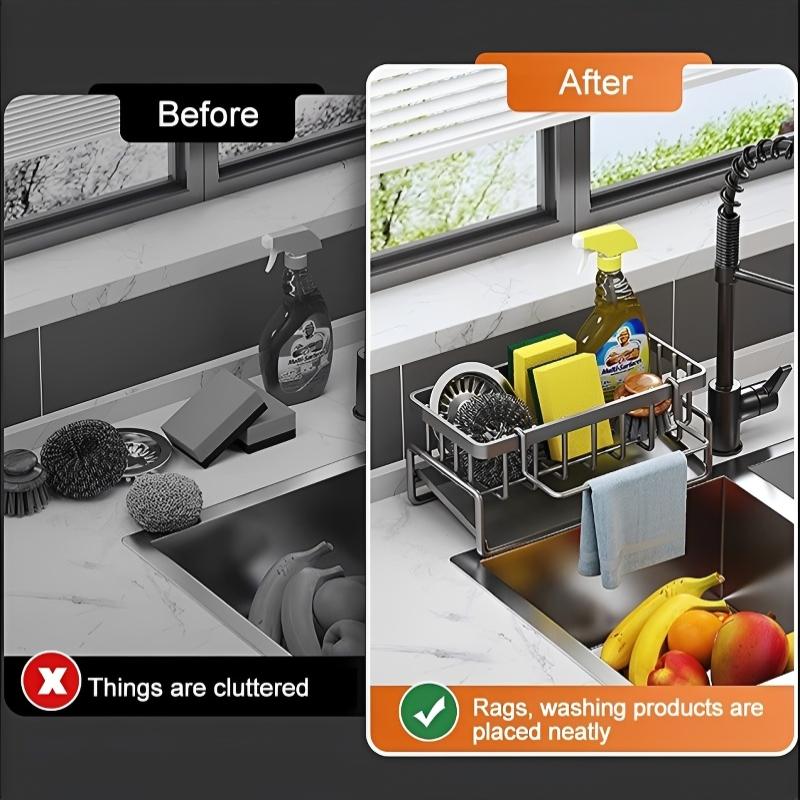 Stojak na gąbki z uchwytem na  – Home Kitchen Bathroom Marketing recenzja i cena