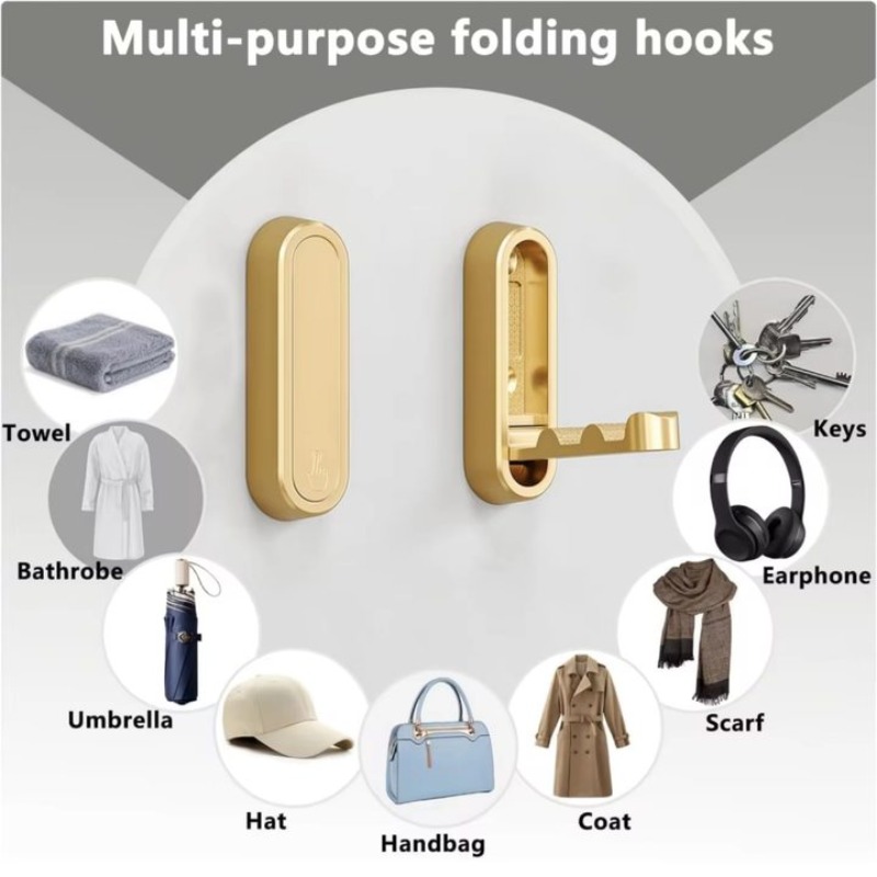Składane haczyki na ubrania ze – Home Bathroom Key recenzja i cena