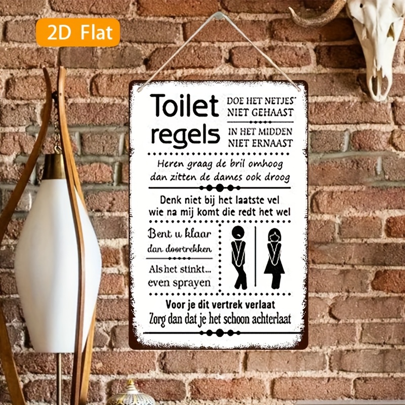 Zabawne holenderskie zasady dl – Home Bathroom Rules recenzja i cena