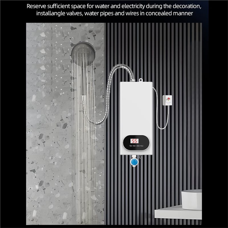 [UPUP] Elektryczny przepływowy – Home Bathroom Water Heater recenzja i cena