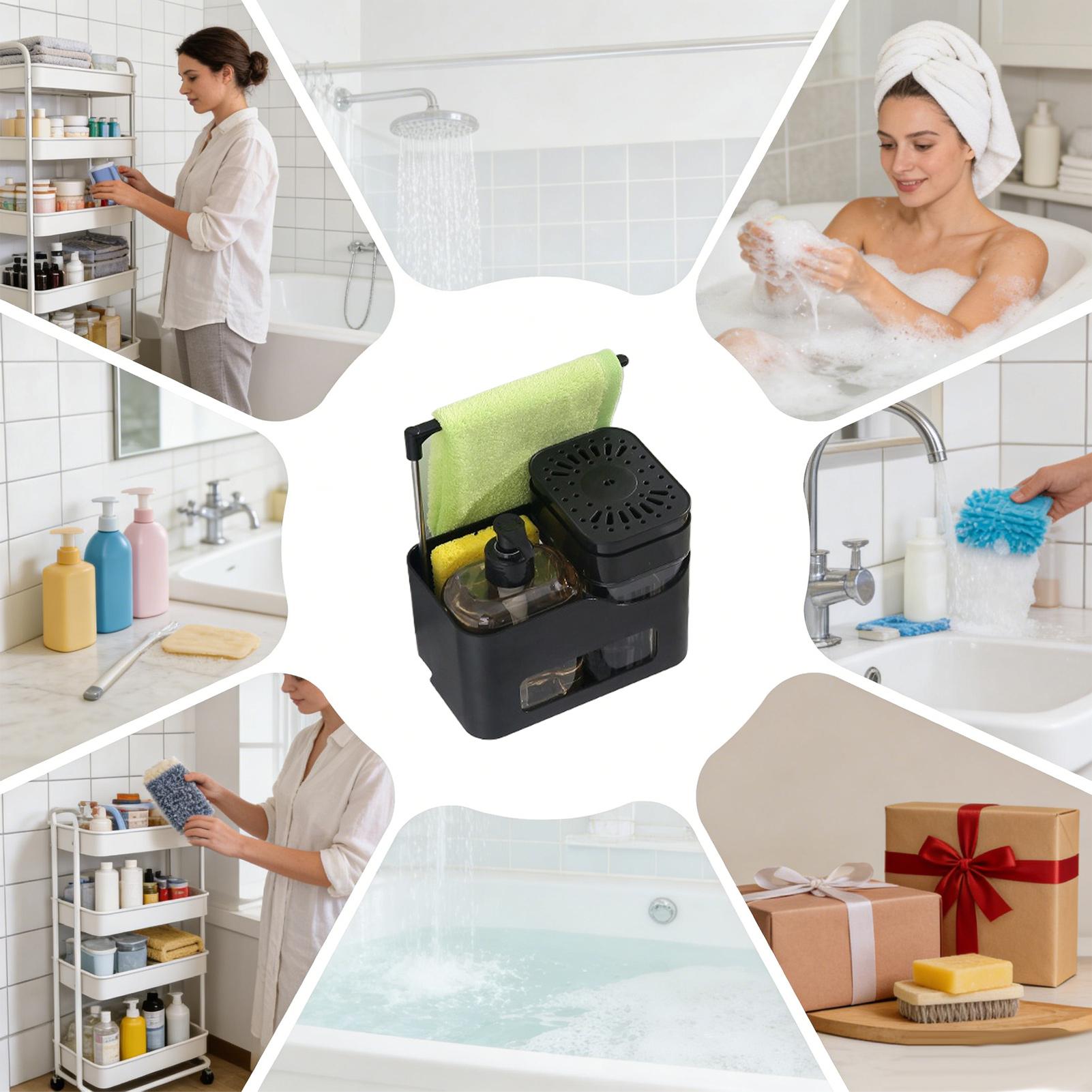 Dozownik do mydła, organizer n – Home Bathroom Towel Dispenser recenzja i cena