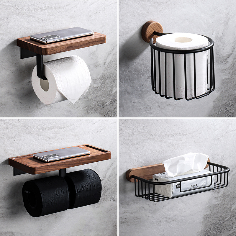 Drewniany uchwyt na chusteczki – Home Bathroom Towel Dispenser recenzja i cena