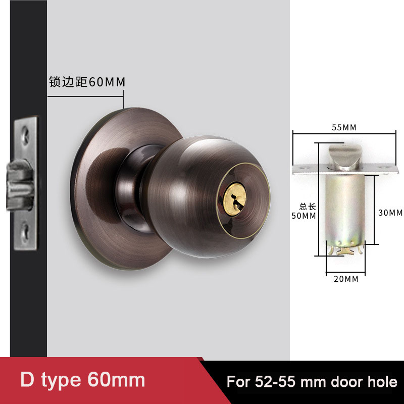 Gałki okrągłe drzwi z blokadą  – Home Bathroom Key recenzja i cena