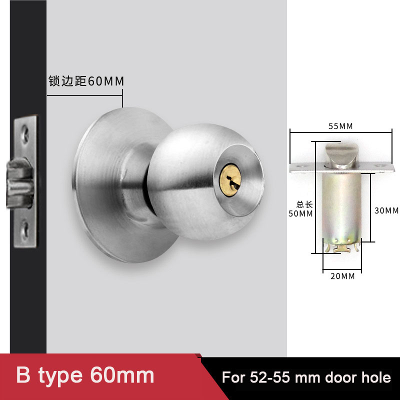 Gałki okrągłe drzwi z blokadą  – Home Bathroom Key recenzja i cena