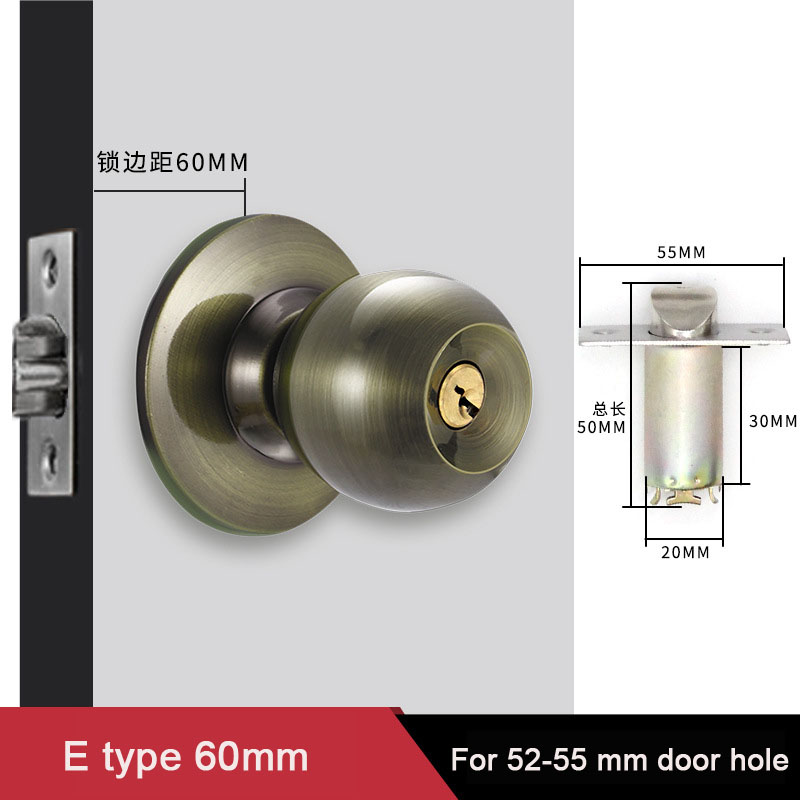 Gałki okrągłe drzwi z blokadą  – Home Bathroom Key recenzja i cena