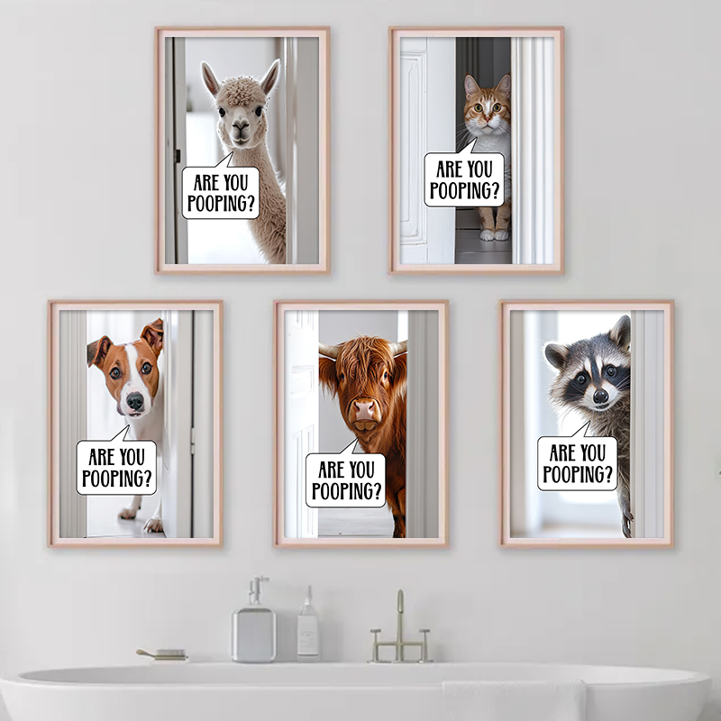 Cute Moving 'Are You Pooping?' – Home Bathroom Trends recenzja i cena