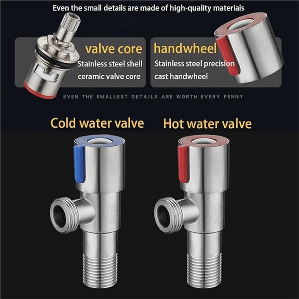 Zawór kątowy ze stali nierdzew – Home Bathroom Water Heater recenzja i cena