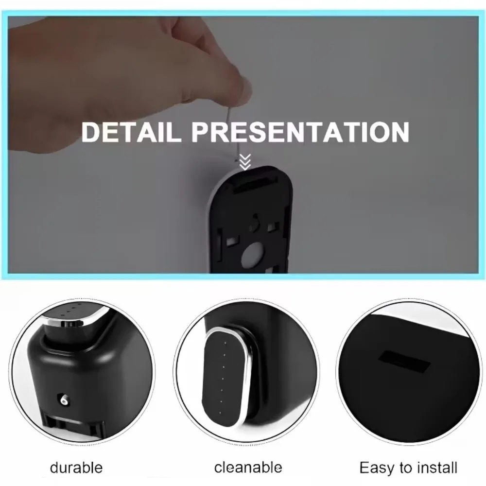Dozownik do mydła naścienny, r – Home Bathroom Wall Soap Dispenser recenzja i cena