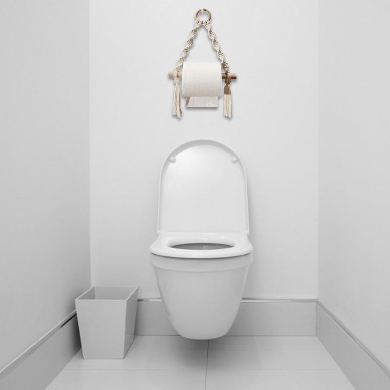 Ręcznie tkany drewniany uchwyt – Home Bathroom Towel Dispenser recenzja i cena