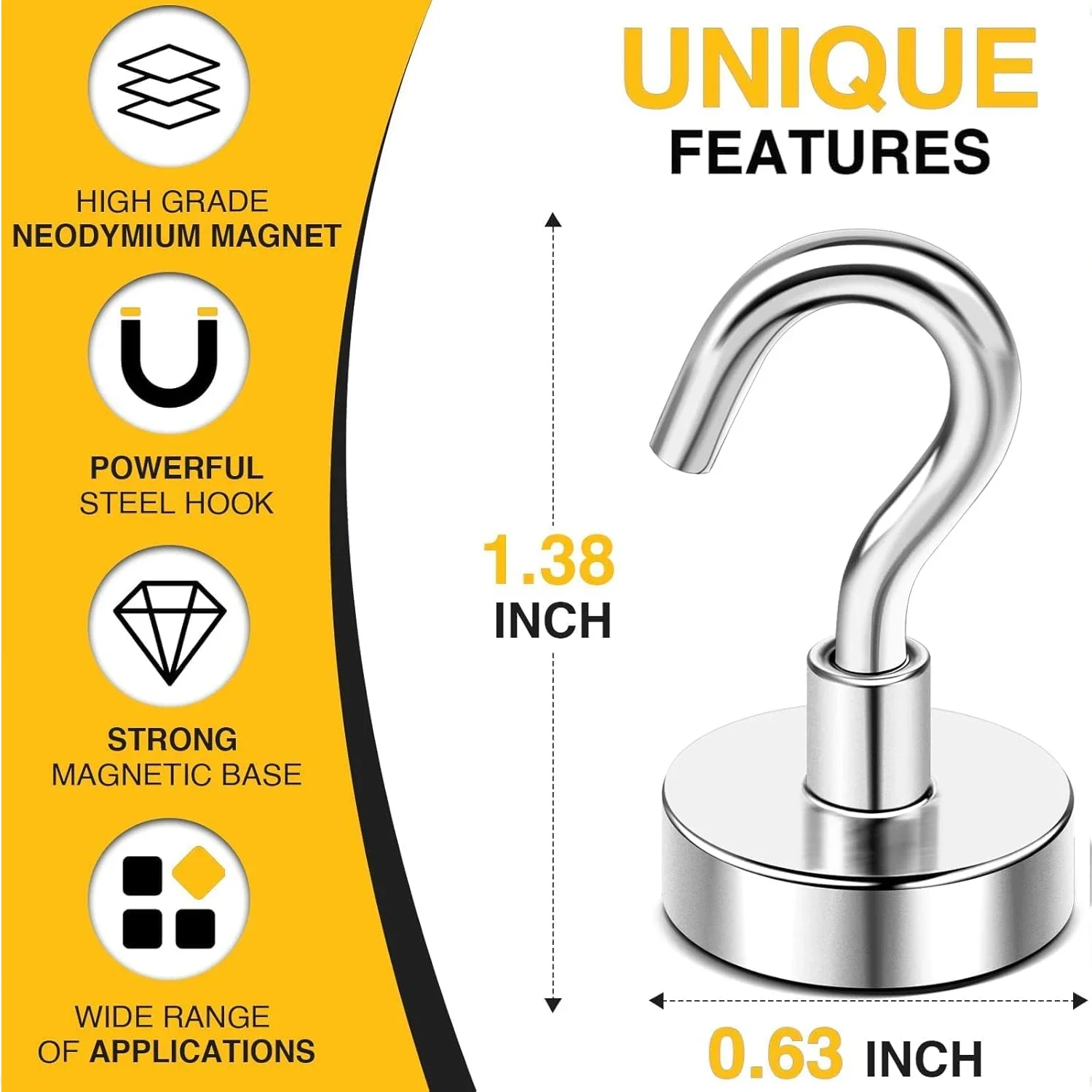 20 SZTUK Metalowy mocny hak ma – Home Bathroom Key recenzja i cena