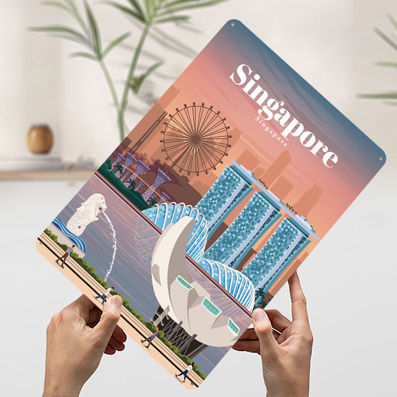 Plakaty z motywem podróży do S – Home And Bathroom Singapore recenzja i cena