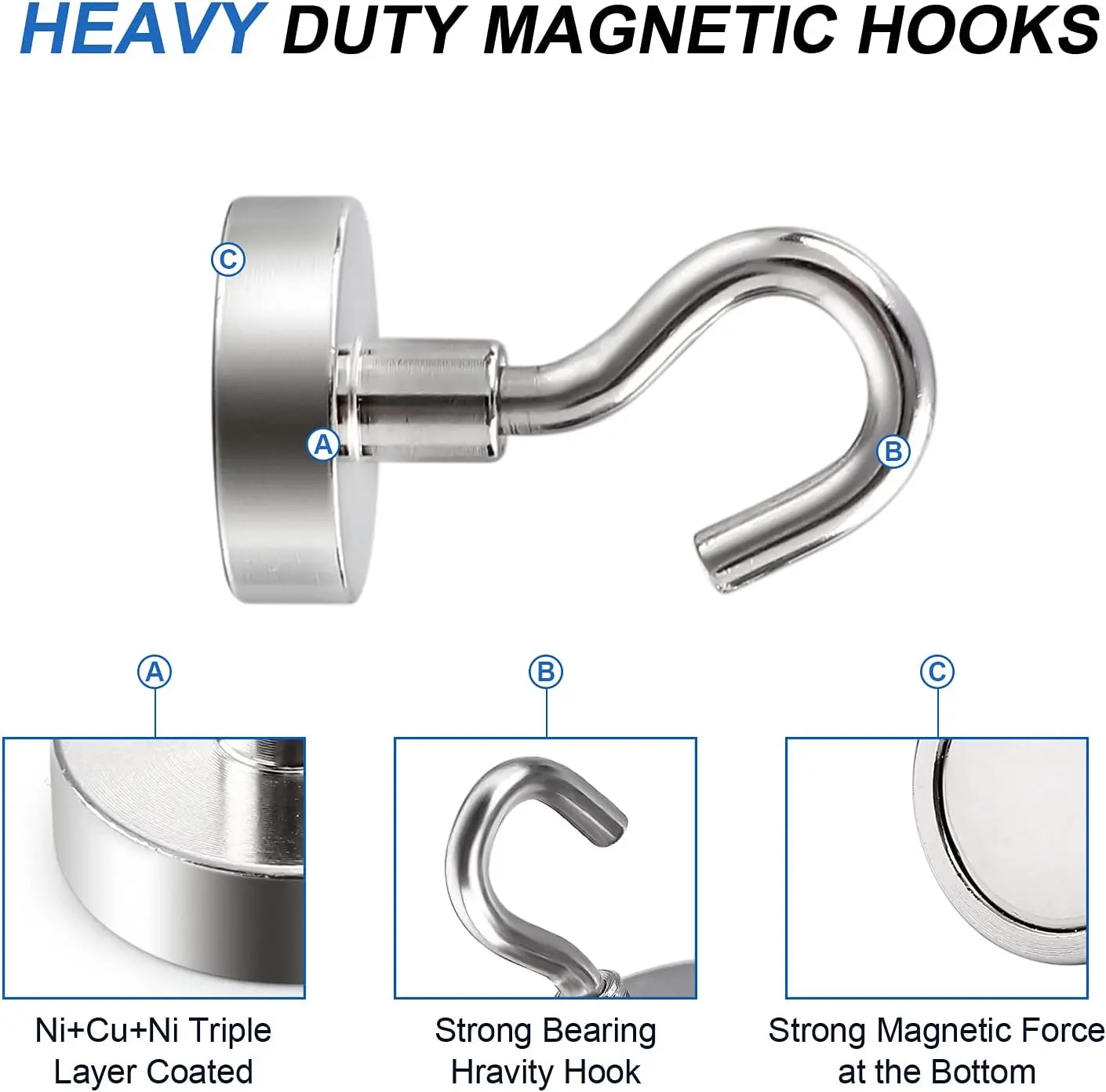 1-80 SZTUK Mocne haczyki magne – Home Bathroom Key recenzja i cena