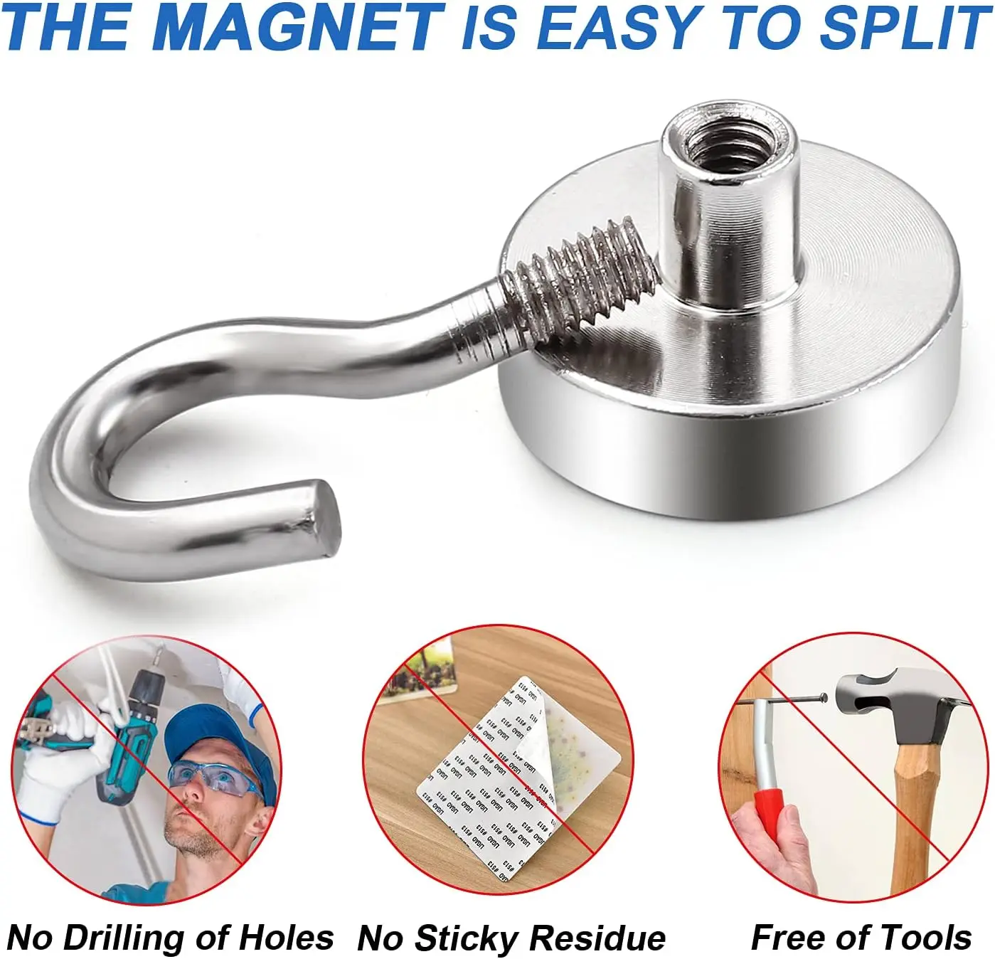 1-80 SZTUK Mocne haczyki magne – Home Bathroom Key recenzja i cena