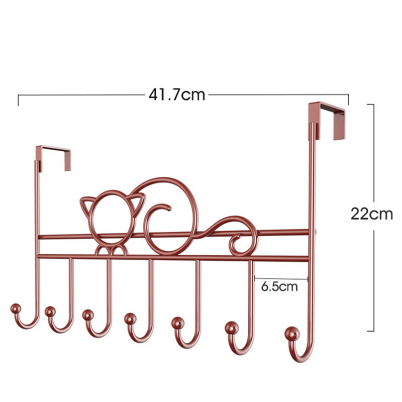 Wieszak na drzwi z 7 haczykami – Home Bathroom Key recenzja i cena
