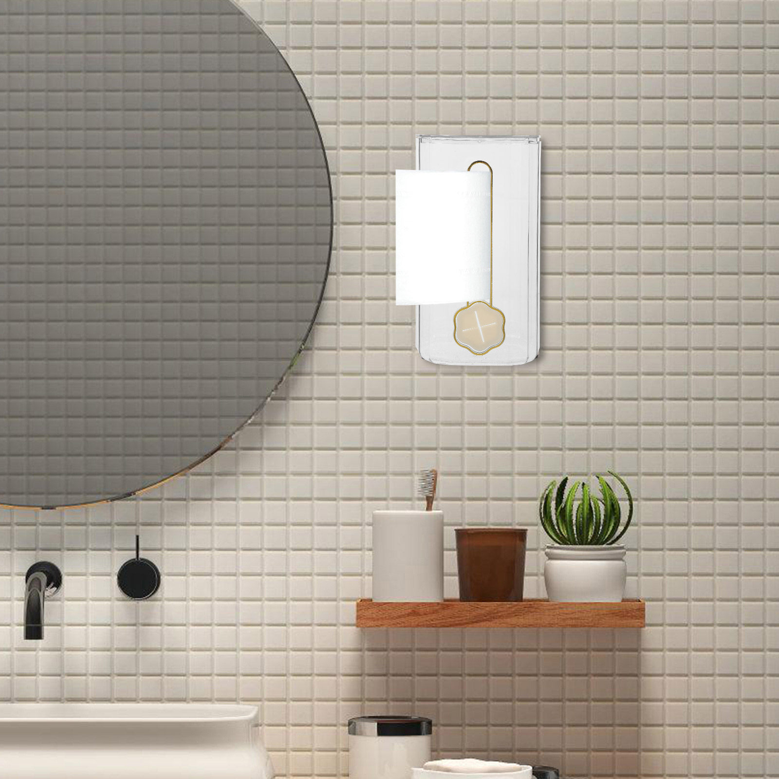 Uchwyt na chusteczki montowany – Home Bathroom Towel Dispenser recenzja i cena