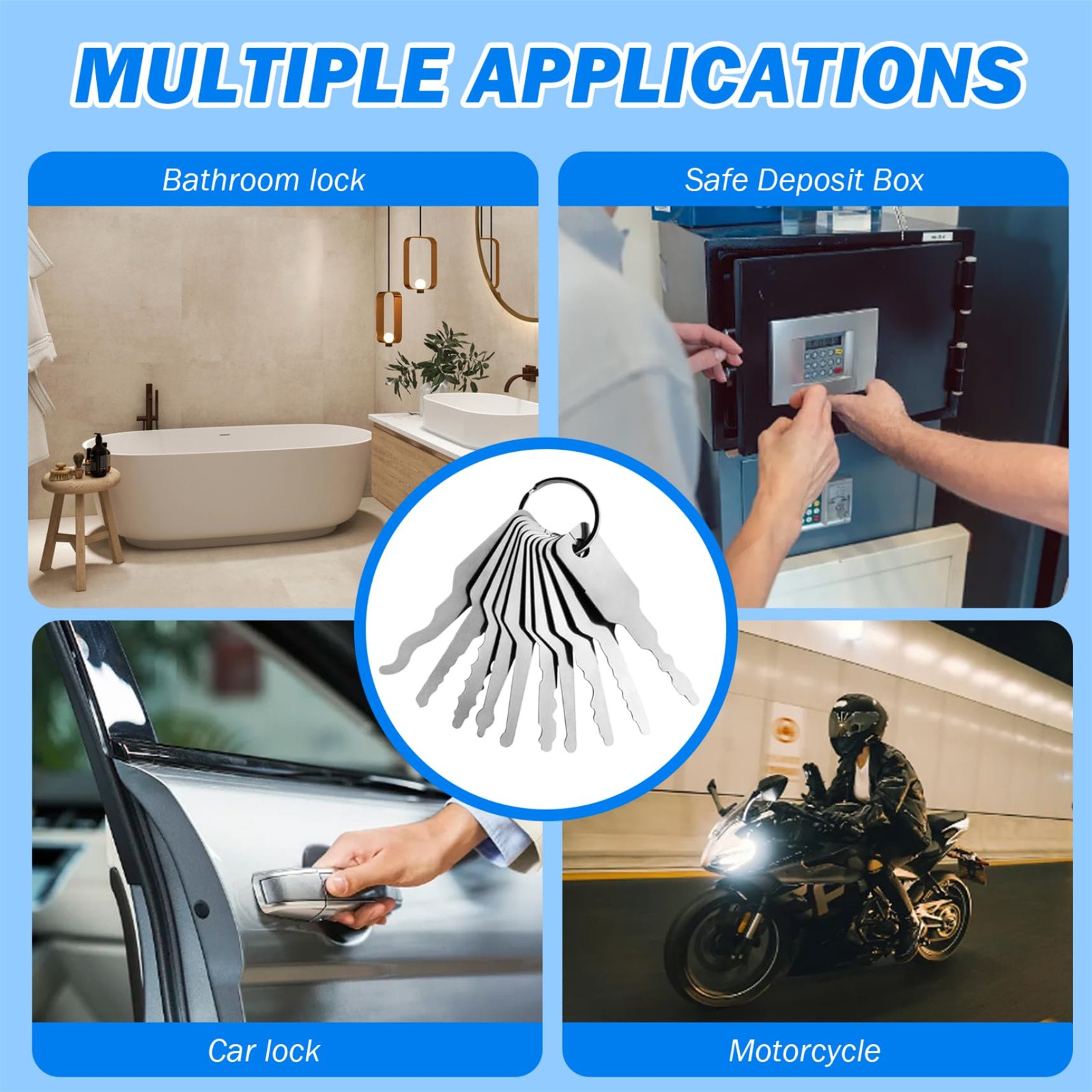 10 sztuk/partia nieobcięte klu – Home Bathroom Key recenzja i cena