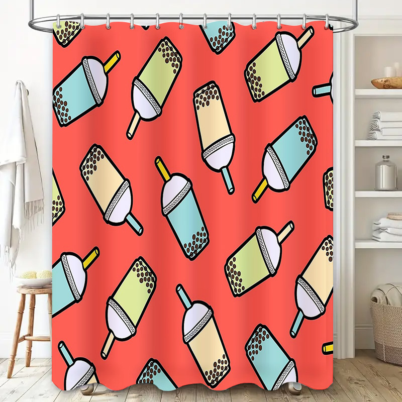 Unikalna zasłona prysznicowa z – Home Decor Bathroom Ideas recenzja i cena
