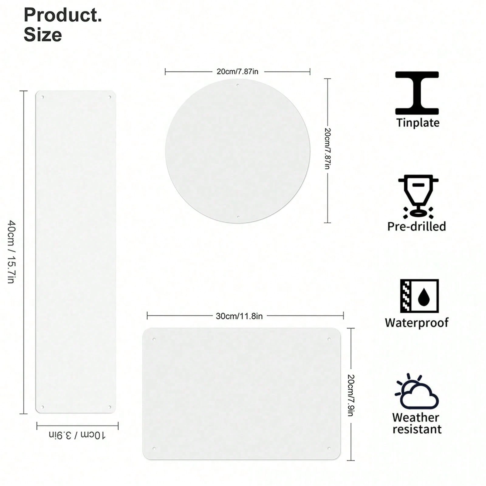 Płaski element 2D - Płaska pow – Home Bathroom Wall Decor recenzja i cena