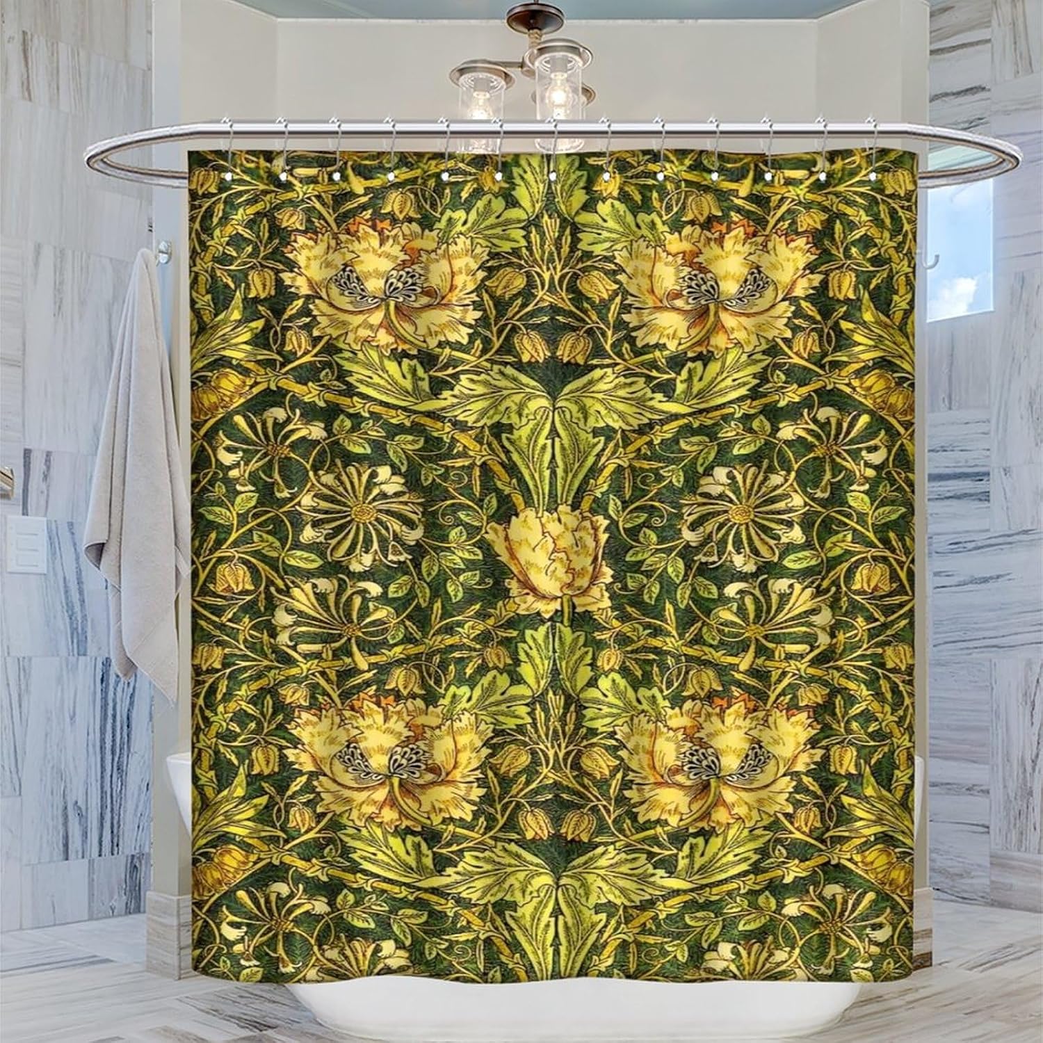 Wodoodporna zasłona prysznicow – Home Decor Bathroom Ideas recenzja i cena