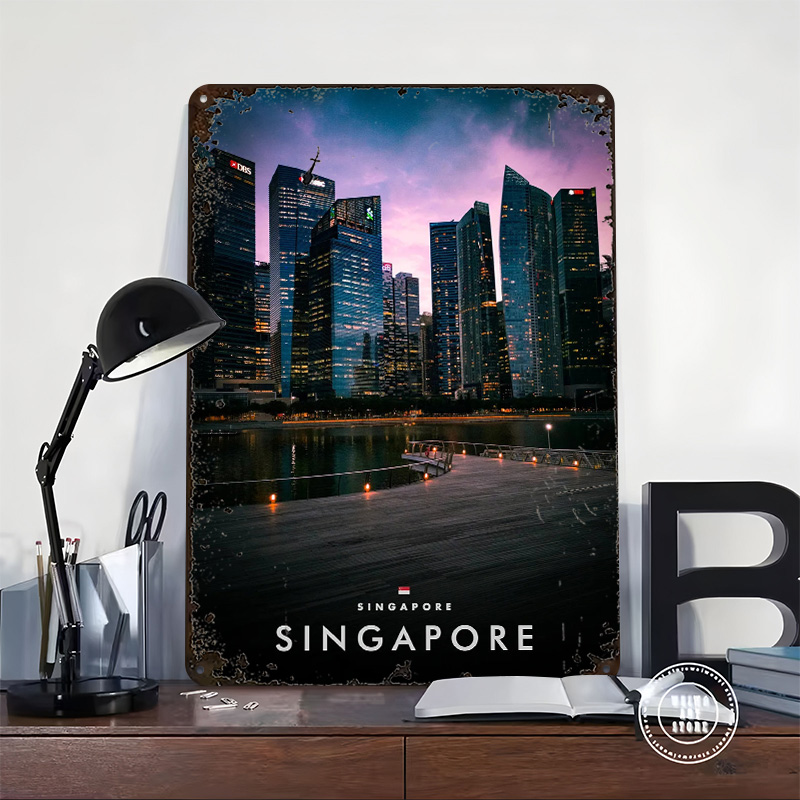 Plakat z nadrukiem: Singapur n – Home And Bathroom Singapore recenzja i cena