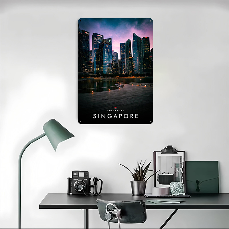 Plakat z nadrukiem: Singapur n – Home And Bathroom Singapore recenzja i cena