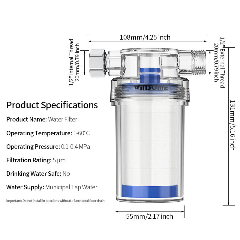 Domowy system filtracji wstępn – Home Bathroom Water Heater recenzja i cena