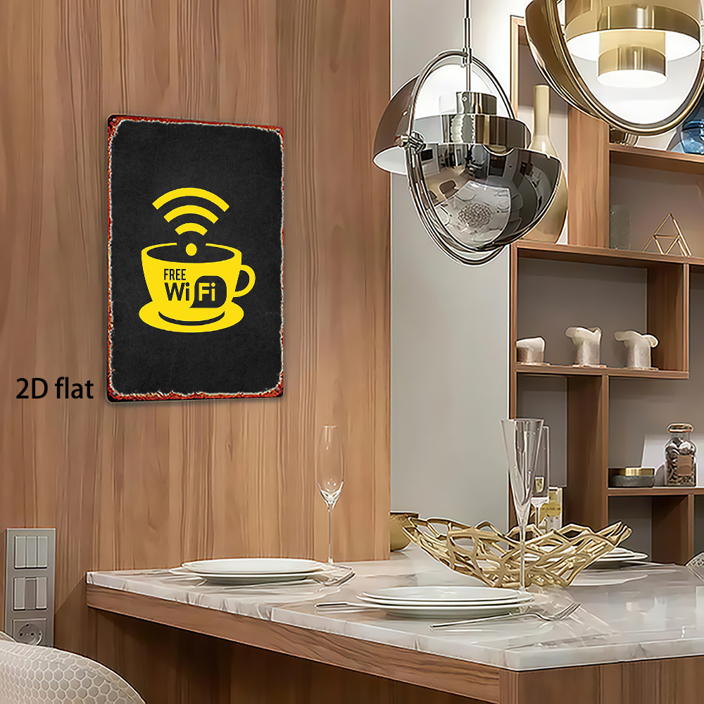 Metalowy szyld 2D w stylu vint – Home Decor Bathroom Ideas recenzja i cena