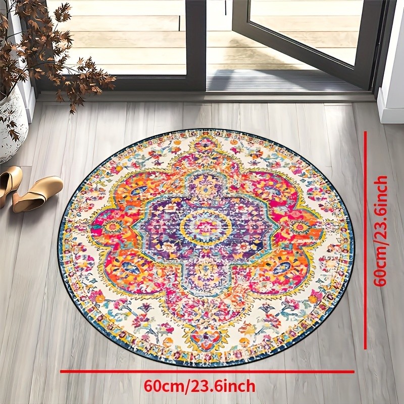 Okrągły Niebieski Dywan Smok F – Home Bathroom Trends recenzja i cena