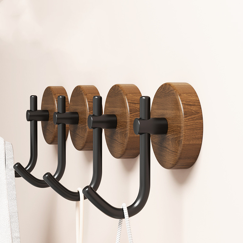 4/1szt Drewniany wieszak ścien – Home Bathroom Key recenzja i cena