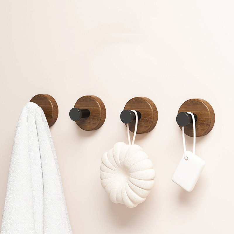 4/1szt Drewniany wieszak ścien – Home Bathroom Key recenzja i cena