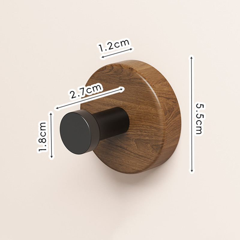 4/1szt Drewniany wieszak ścien – Home Bathroom Key recenzja i cena