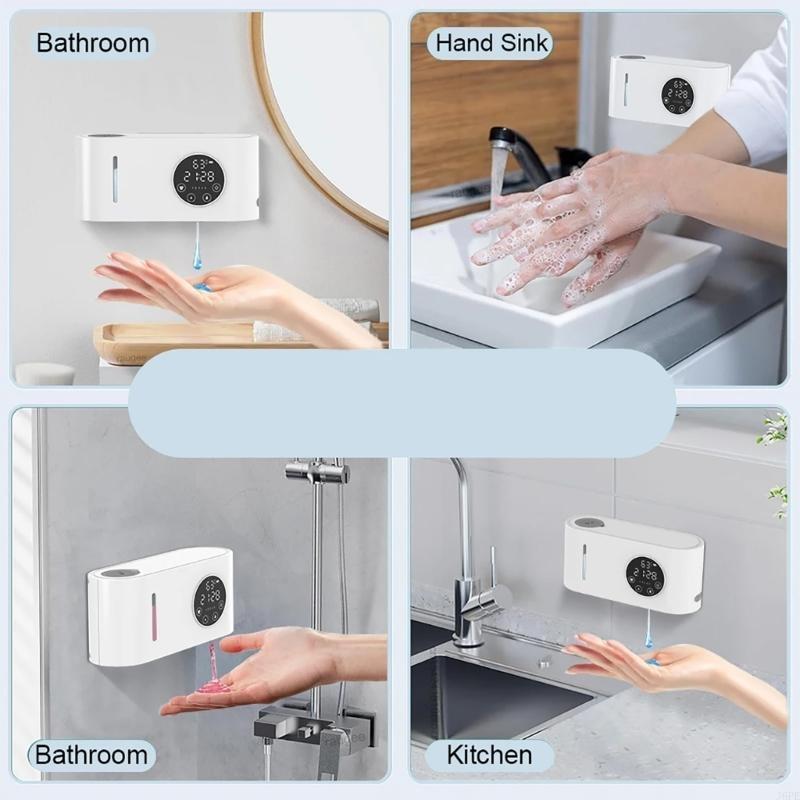 Automatyczny dozownik mydła z  – Home Bathroom Wall Soap Dispenser recenzja i cena