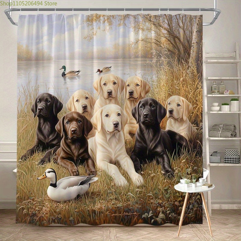 Zasłona prysznicowa z motywem  – Home Decor Bathroom Ideas recenzja i cena