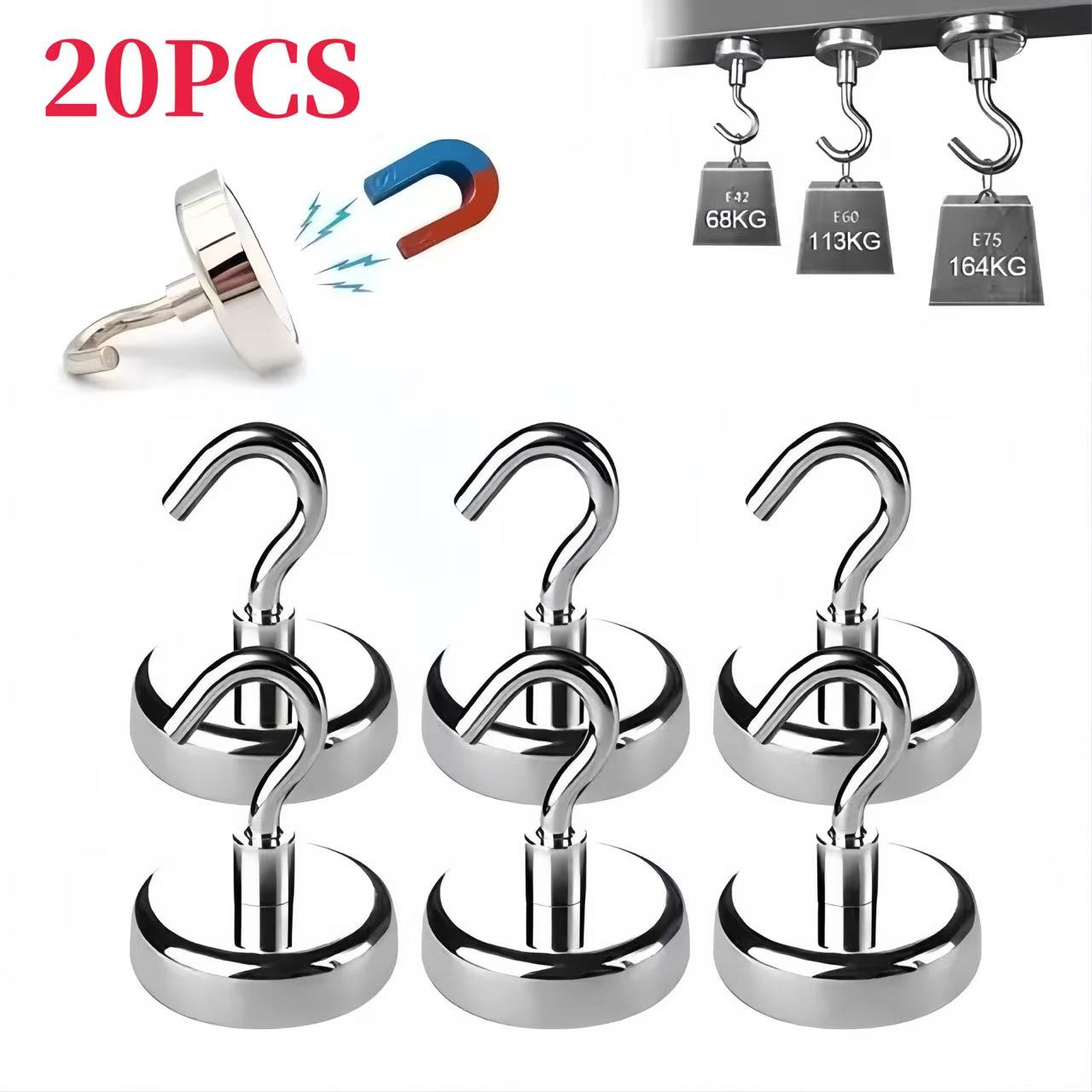 1-10-20PCS Mocne haczyki magne – Home Bathroom Key recenzja i cena
