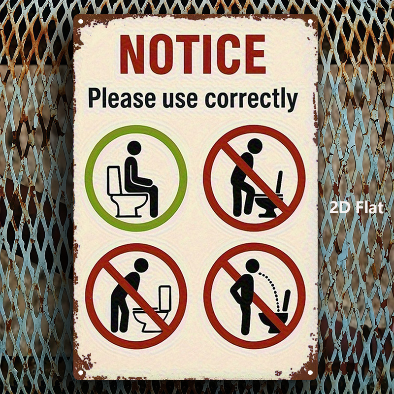 Vintage płaska aluminiowa tabl – Home Bathroom Rules recenzja i cena